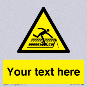 Custom Figure on Roof Sign